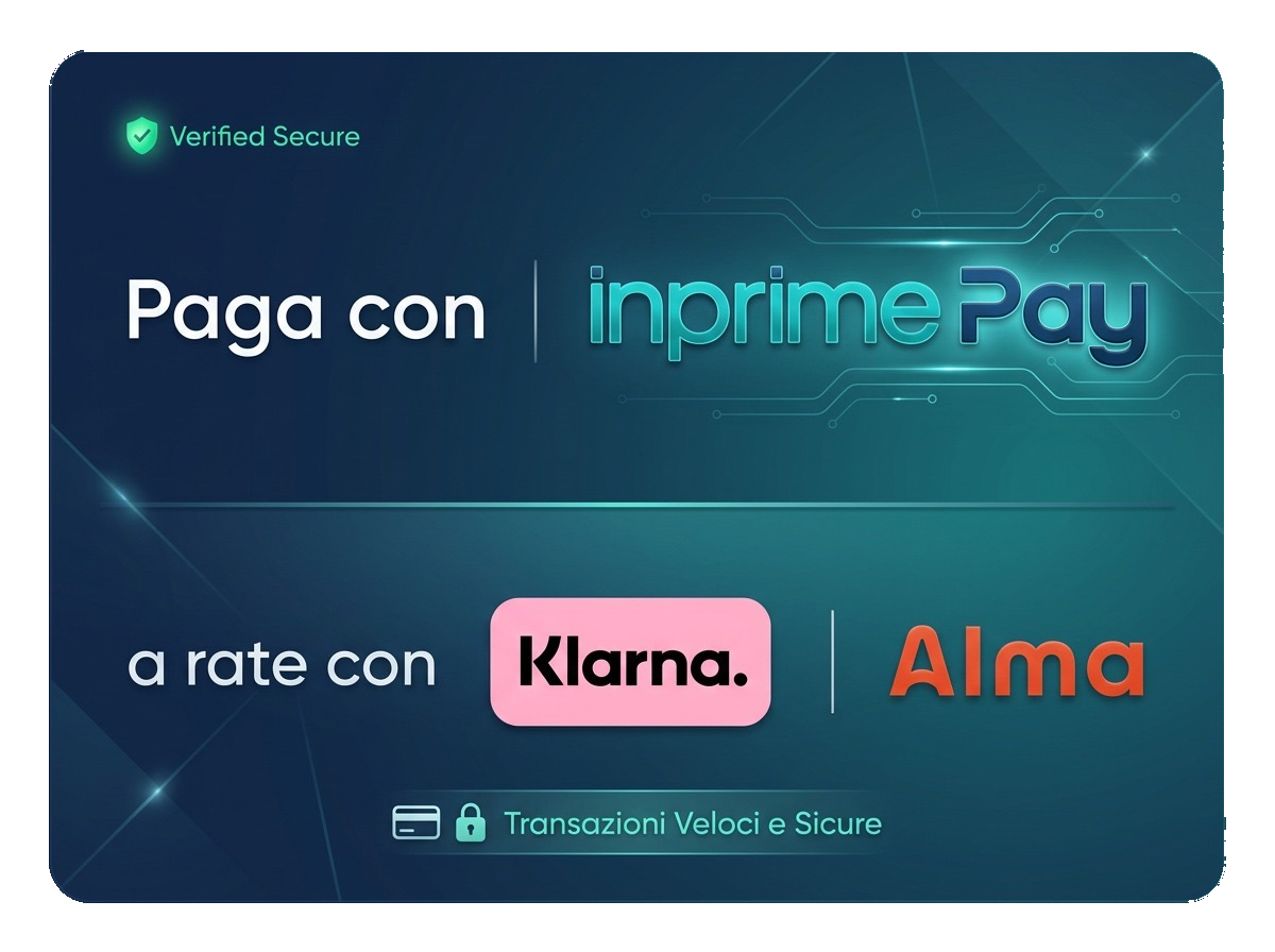inprimePay — Paga a rate con Klarna e Alma